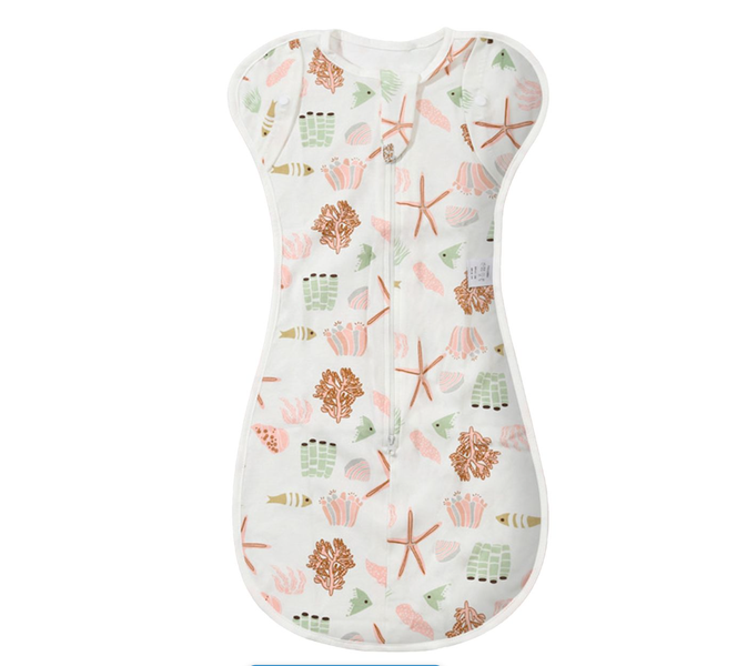 Newborn Cotton Swaddle Sleeper (0-6 Months) - Breathable Baby Sleeping Bag