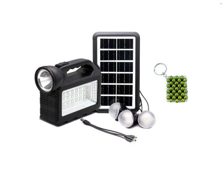 Solar Power Energy Kit with 3 Bulbs - Off-Grid Lighting &amp; Key holder