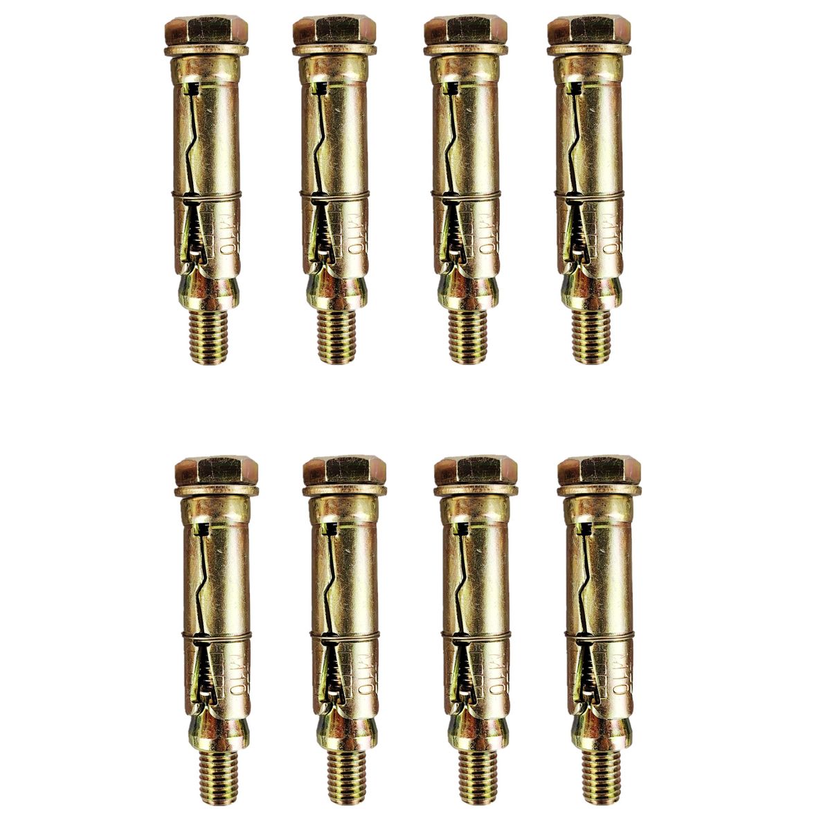 Osprey - M10 Rawl Bolts 10x75mm Heavy-Duty Anchor bolts - 8 pack