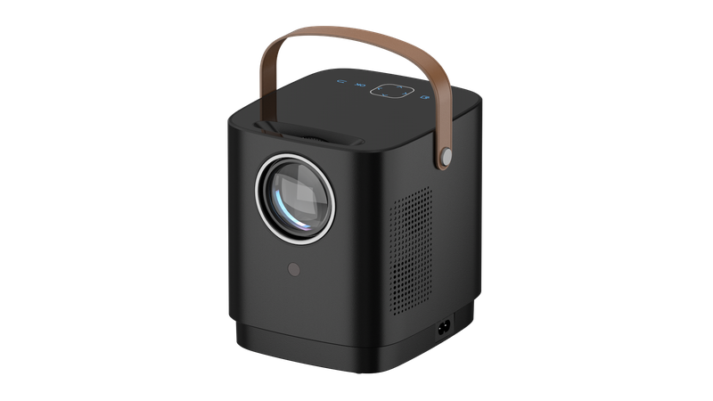 Home Theater LED Projector 120 ANSI Lumen 3.93" LCD Display Black
