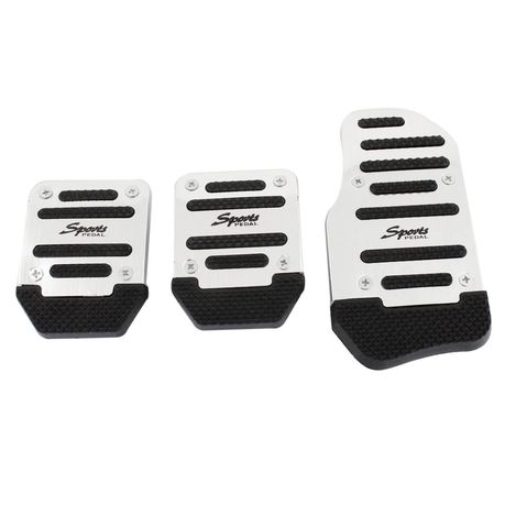 3 Piece Universal Non-Slip Car Pedal Pad Cover Accessories Kit Silver, Shop Today. Get it Tomorrow!