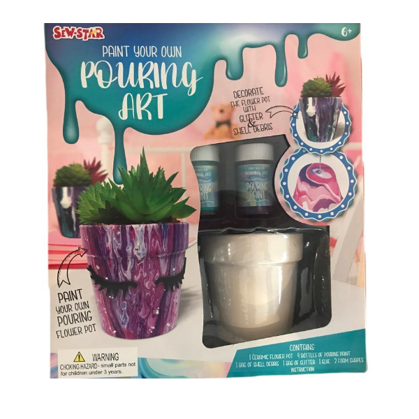 Sew Star Paint Your Own Garden Pouring Art Craft Kit Shop Today. Get