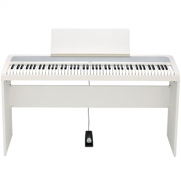 KORG B2 Digital Piano with Stand Deluxe Combo in White