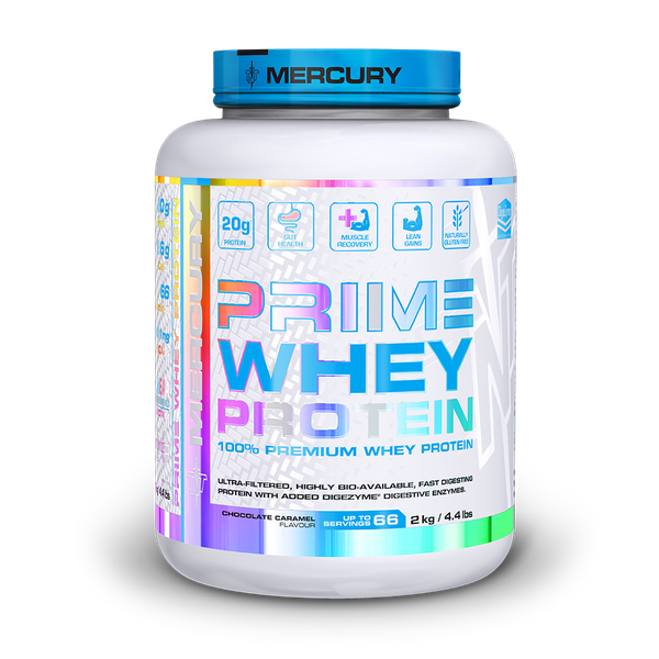 TNT Mercury Prime Whey 100% Pure Whey Protein Powder - Choc-Caramel - 2kg