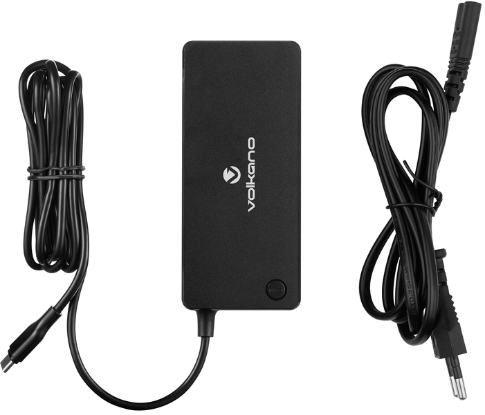 Volkano Brio Plus Series 65W USB-C Laptop Charger with Extra USB Port