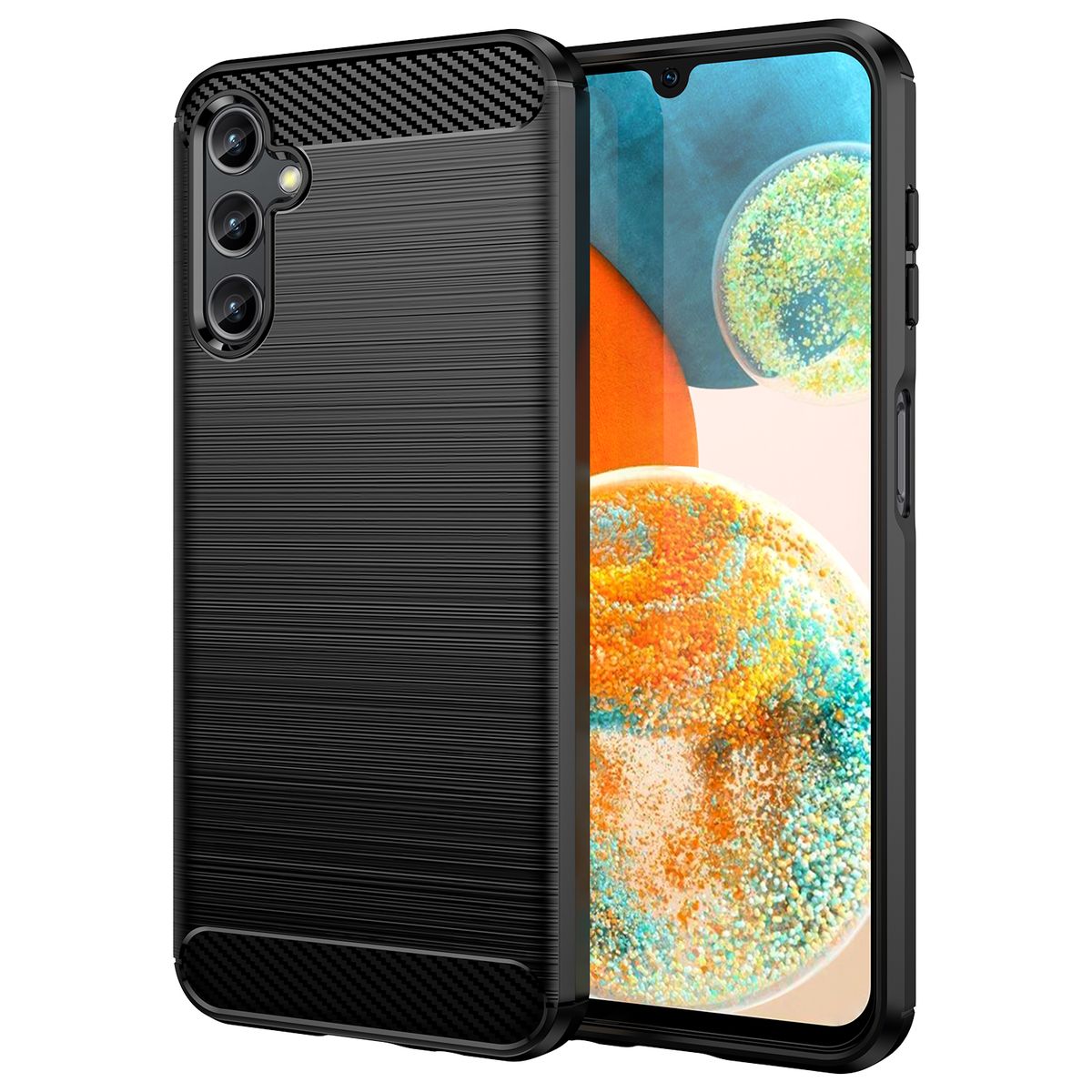 Celltime Shockproof Carbon Fiber Design Cover For Galaxy A14 5g Shop Today Get It Tomorrow 6807