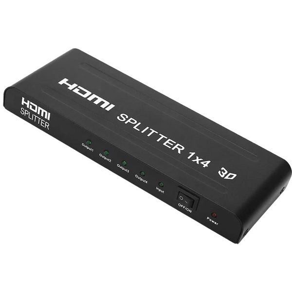 4K 1080P 3D 1x4 HDMI Splitter Q-HD1400