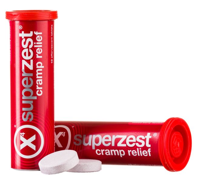 Superzest - Cramp Relief Mixed Berry Flavoured Fizzies - 20 Tablets