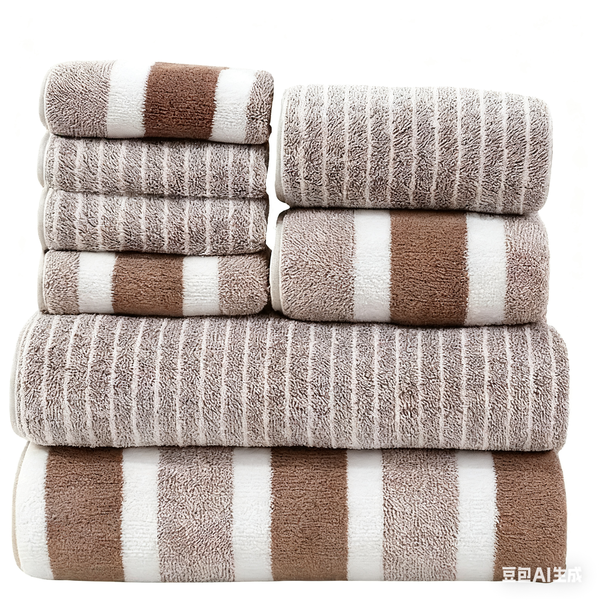 Modern Threads Pax 8-Piece Reversible Yarn Dyed Jacquard Towel Set