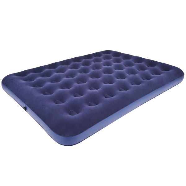 Air Mattress Double Flocked Inflatable Airbed- 191x137x22cm
