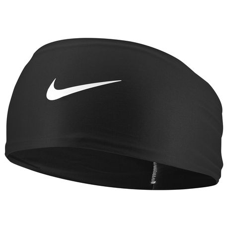 Nike Dri Fit Fury Classic Wide Headband Black/White Image