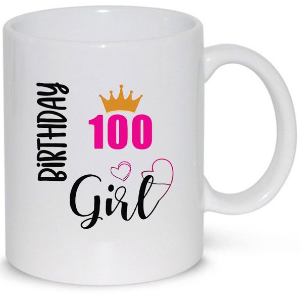 100 Birthday Girl 100th Birthday Gift 1Oz Premium Coffee 11 Oz Mug