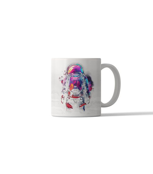 Retro Astronaut DSG 26 Printed Coffee Mug