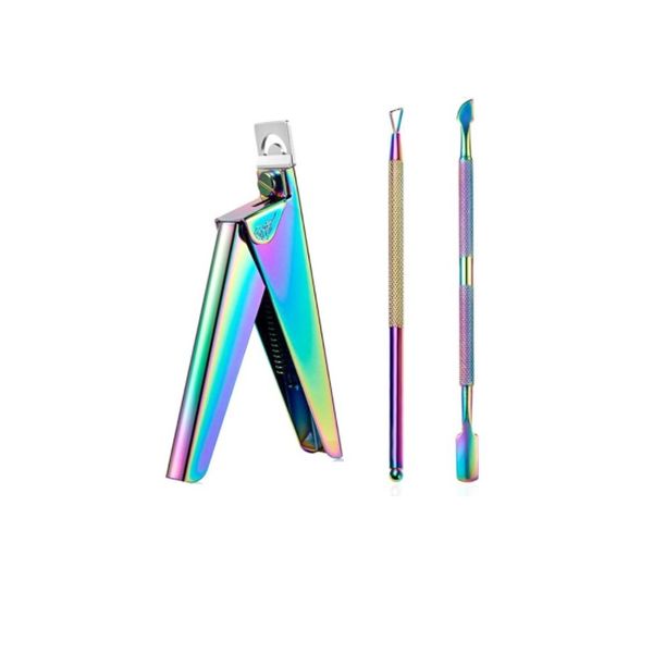 3 Pieces Stainless Steel Pedicure Manicure Set Nail Tools
