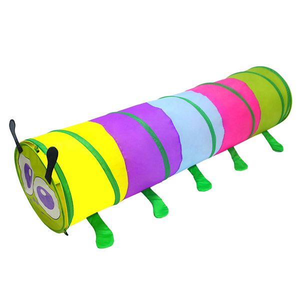 Infants And Toddlers Crawl Through The Sunny Crawling Passage