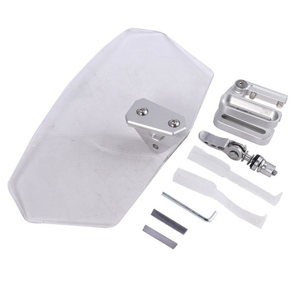 Universal Motorcycle Windshield Extension Adjustable Windscreen Wind