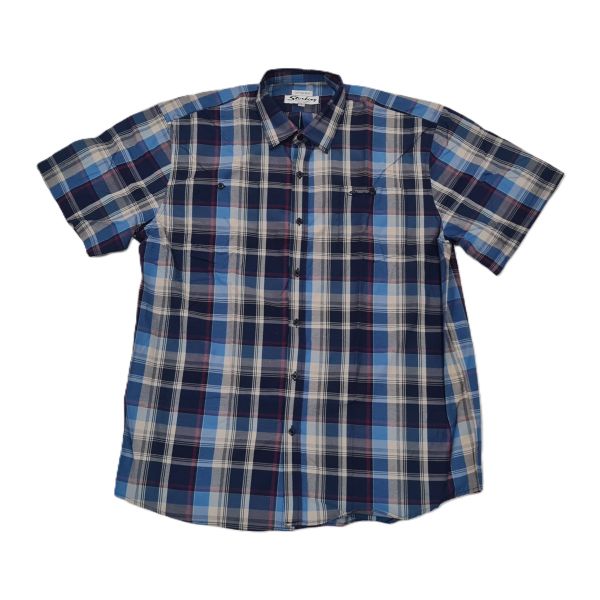 Sterling Check Shirt Blue/Navy/Red/White image