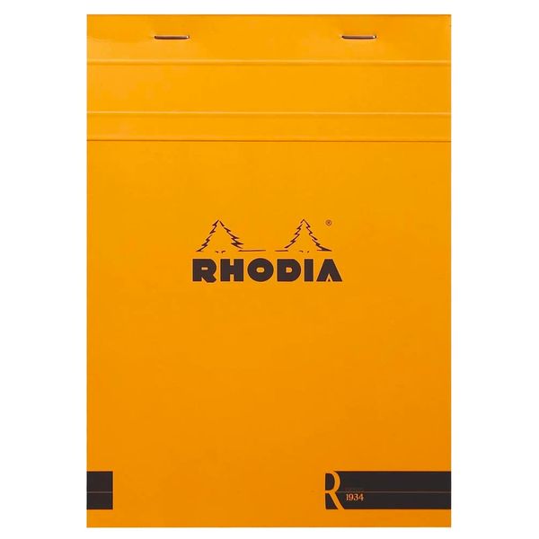 Rhodia Premium "Le R" Head Stapled Notepad, set of 3