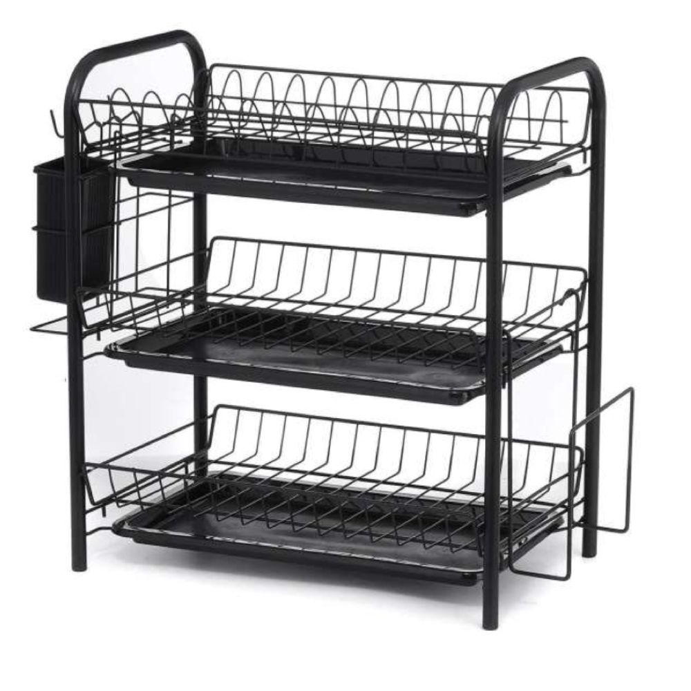 Kitchen Drying Rack 3 Tier For Board Black Shop Today. Get it
