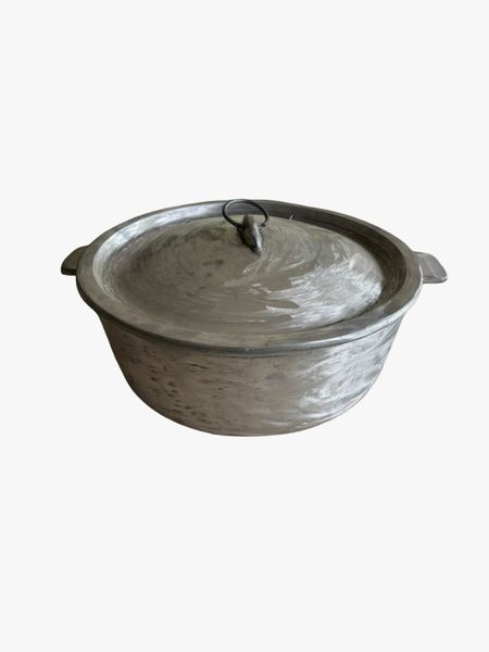 Silver Aluminum Number 6 Pot