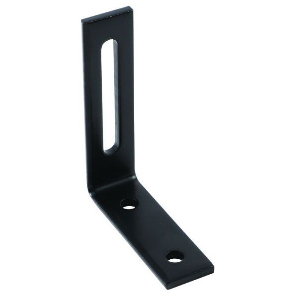 August Vormann Black Adjustable Bracket 80/65 x 20 x 4mm 8 Pack