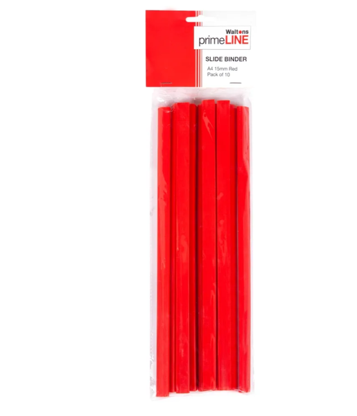 PrimeLine - Slide Binder A4 15mm (Pack 10) - Red x 2