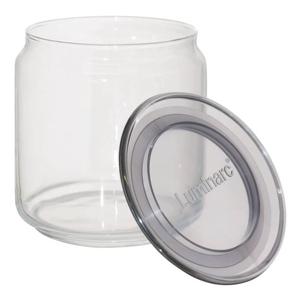 MC - Glass jar with Grey Plastic Lid