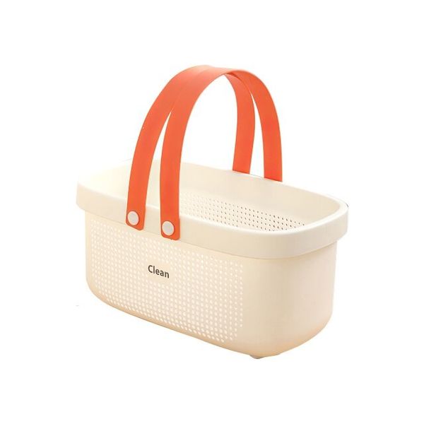 Portable Bathroom Storage Organizer Basket with Handle