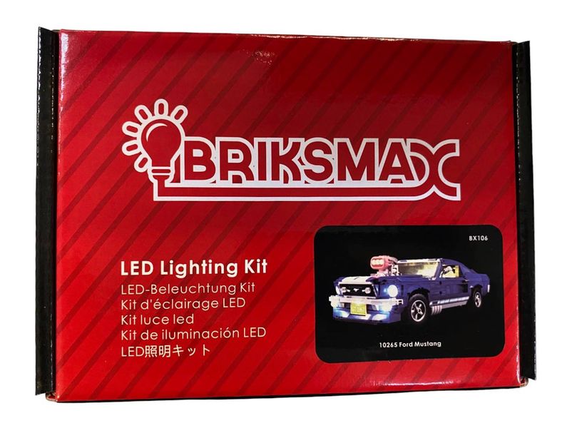 BRIKSMAX - Light Set For Lego 10265 Ford Mustang
