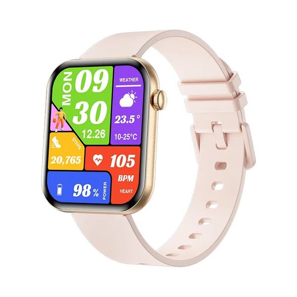 KM90 Smart watch For Women Pink