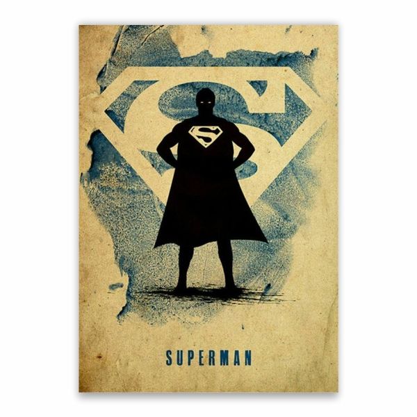 Superman Silhouette Poster - A1