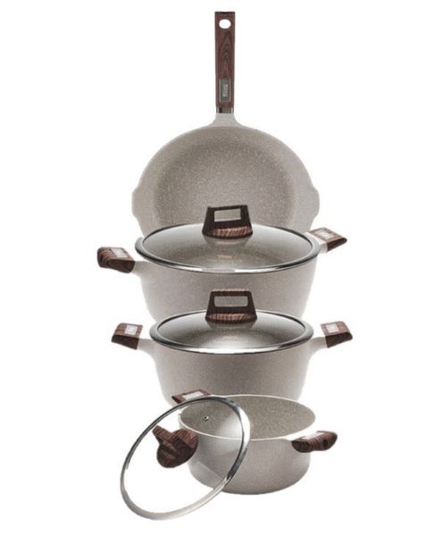 Premium 7 Pieces Nonstick Multi-Cookware Pot / Casserole Set