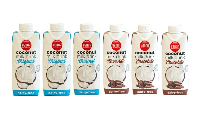 Venga Milk 6 Pack - 330ml (3 x Original &amp; 3 x Chocolate)