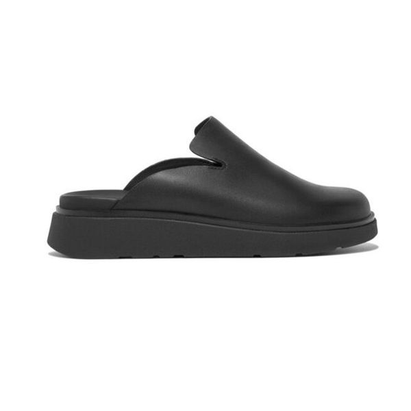 FitFlop Gen FF Leather Mules All Black
