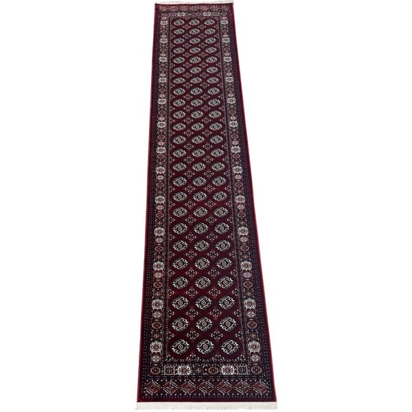 Soft Bokhara Style Persian Rug Runner - 400 x 80 cm