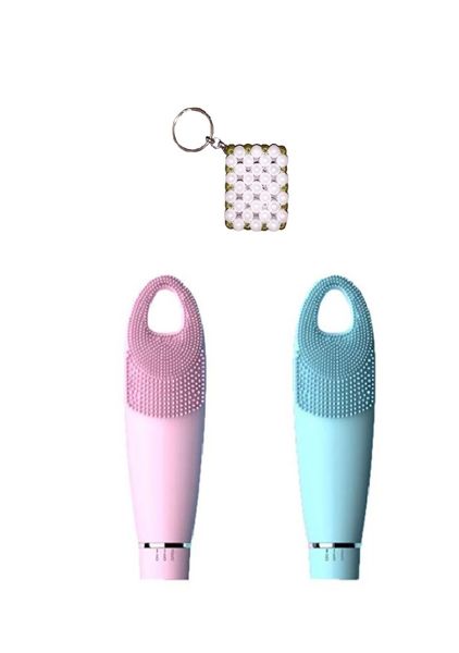 183011 Silicone 2 in 1 Deep Pore Cleaner And Make Up Remover And Keyholder