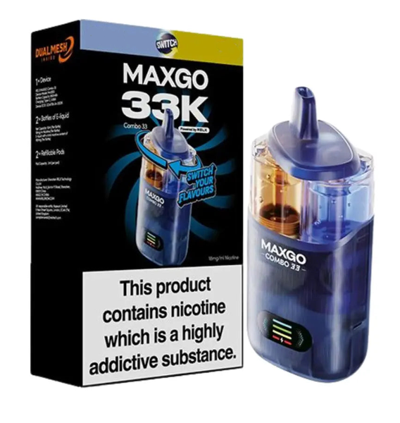 Relx Maxgo Combo 33k Kit Sweet Strawberry And Cherry ice