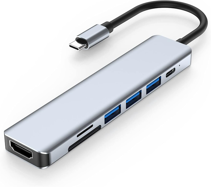 7 in 1 Type C to HDTV USB Hub Adapter