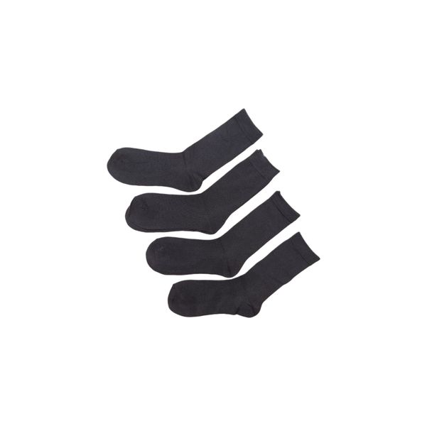 Socks -Free Size (4 Pairs) - Black