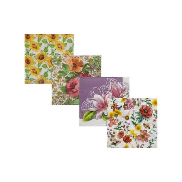 Serviettes - 2ply - 33cm - 20 Piece Flowers