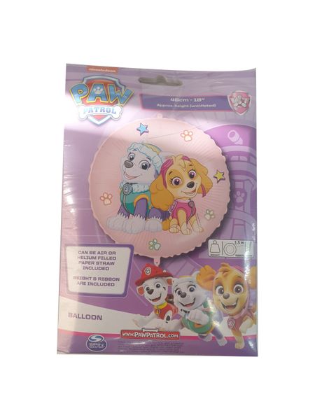 18 Inch Air-Helium Foil Paw Patrol Skye and Everest