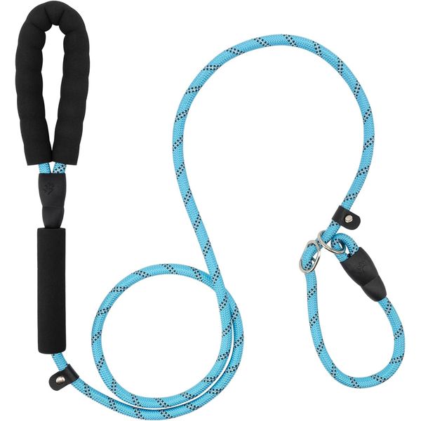 1.6M Reflective Pet Leash with Dual Handles for Anti-Choke Control