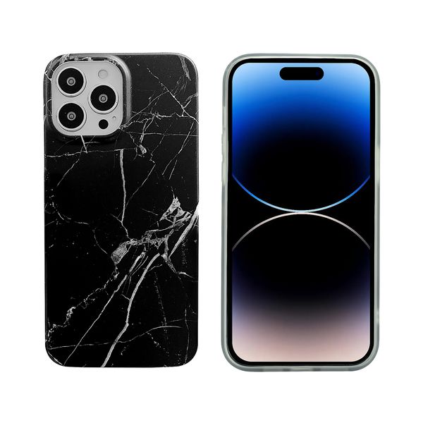 Chenshia iPhone 13Pro Max 6.7"Protective Case Marble Matte Slim Phone Cover