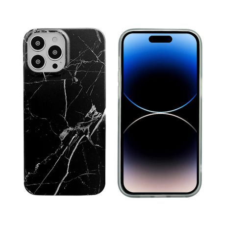 Marble Printed Anti Fingerprint TPU Case for iPhone 14 Pro Max