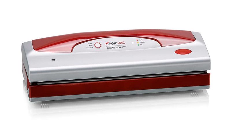 ELNA Magicvac Genius Silver/Red VacuumPpacking System