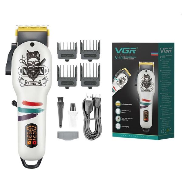 VGR V-699 Salon Series Professional Digital Display Cordless Hair Clipper