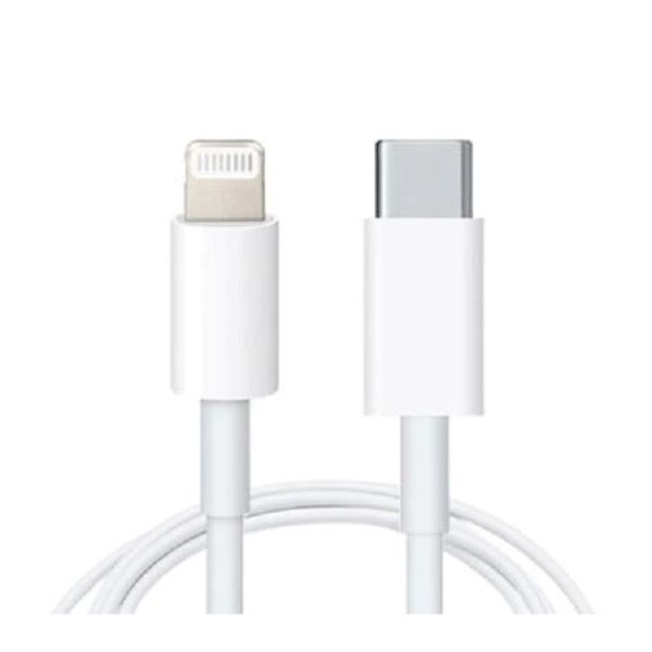 Type C to Lightning (iphone) fast charging and data transfer Cable - White