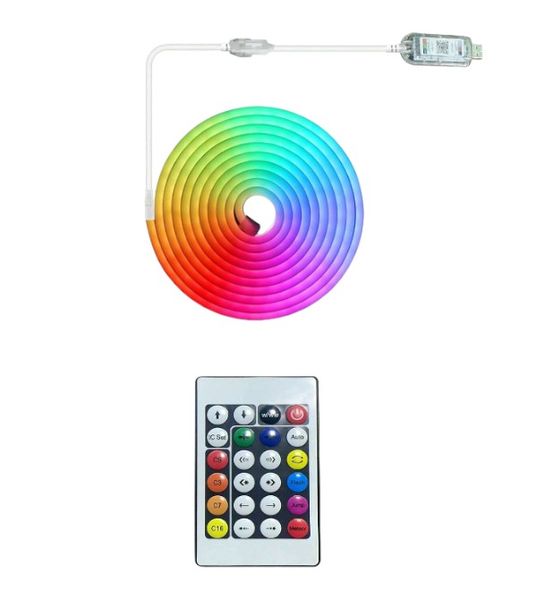 Flexible Neon Light Strip With IP65 Waterproof Rating (1M) - Multi Colour