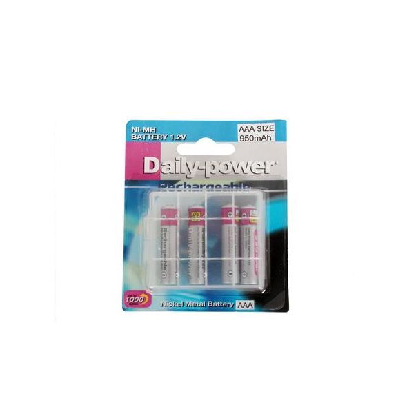 Rechargeable AAA Power Batteries - Pack of 4
