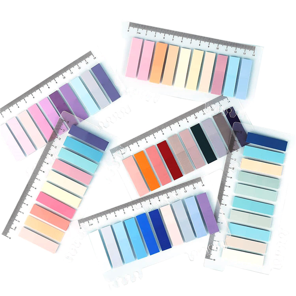 60 Colors Writable Morandi Sticky Tabs, Repositionable Color Markers